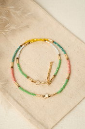 Heliophilia Silver Collar de Metal Multicolor